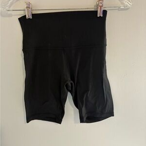 Lululemon Align High-Rise 8” Black Biker Shorts SZ 4